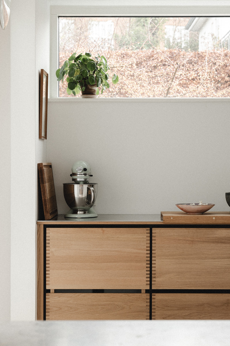 Pantry skuffer i eg med KitchenAid